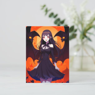 PRINZESVAMPIRE VON BATEN - GOTHISCH POSTKARTE