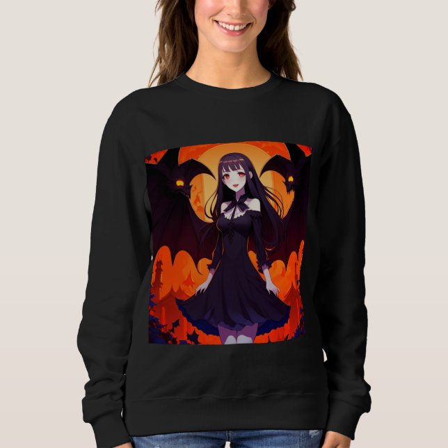 PRINZESVAMPIRE VON BATEN - GOTHISCH SWEATSHIRT (Vorderseite)