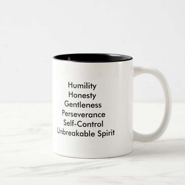 Prinzipien von Choi Kwang tun Zweifarbige Tasse (Rechts)