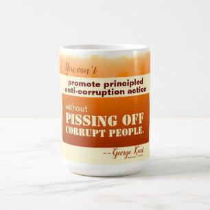 Prinzipiengeleitete Korruptionsbekämpfung ohne Abs Kaffeetasse