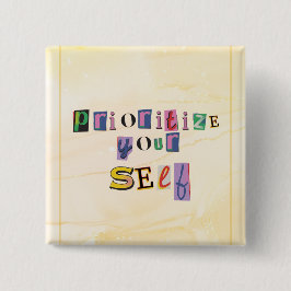 Priorisiere dich selbst button