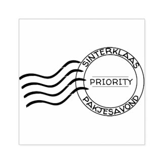 Priority stempel voor Sinterklaaspakjes