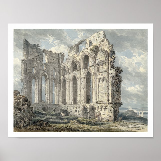 Priory, Northumberland, c.1792-93 (w/c Poster (Vorne)