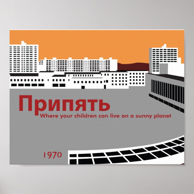 Pripyat Propaganda Style Poster (Vorne)