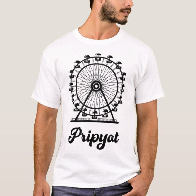 Pripyat Ukraine mit Riesenrad  T-Shirt (Vorderseite)