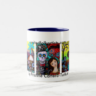 PRISARTS Kaffee-Tasse Zweifarbige Tasse