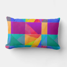 Prism Bloom Decorative Kissen