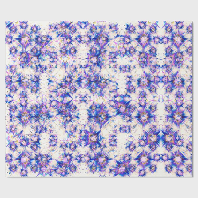 Prism Crystal Christmas Gift Wrap Geschenkpapier (Flach)