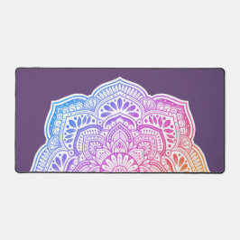 Prism Flower Mandala Desk Mat Schreibtischunterlage