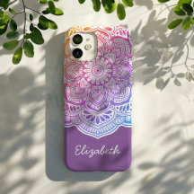 Prism Flower Mandala Pesonalized Case-Mate iPhone