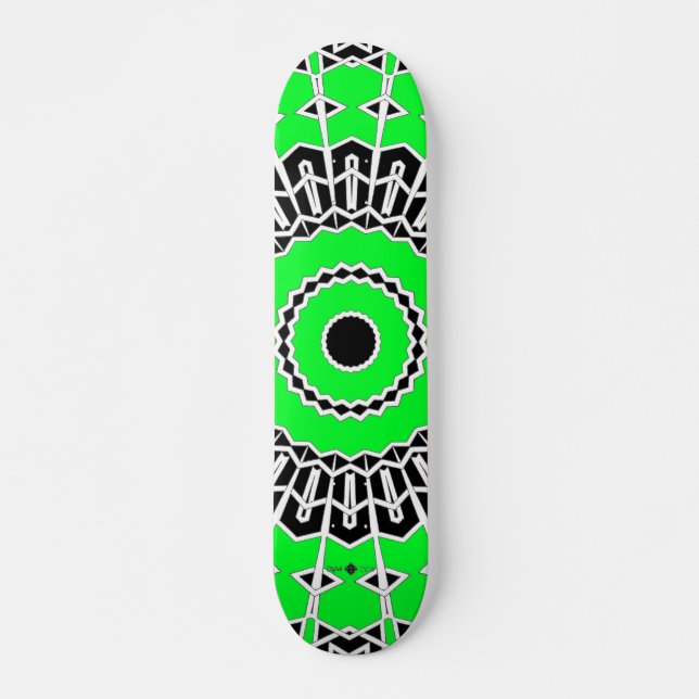 Prism Mandala ( Grün ) Skateboard (Vorne)