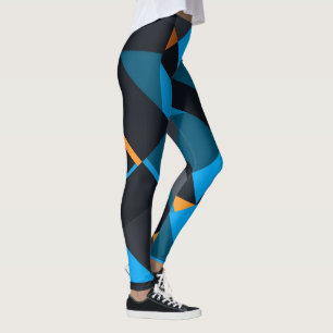 Prism Shard • Geometrisches abstraktes Muster Legg Leggings