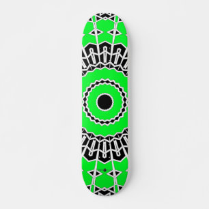 Prisma-Mandala (Grün) Skateboard