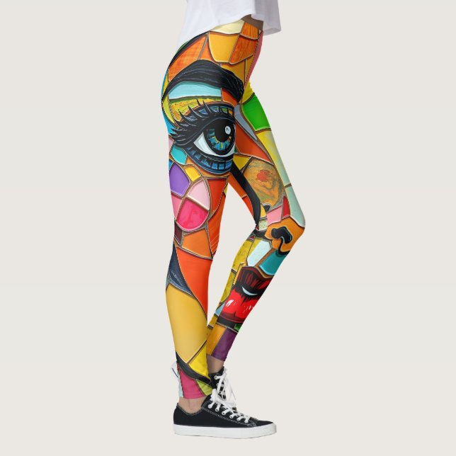 „Prismara“ - Fragmente ihrer Flamme Leggings (Rechts)