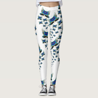 Prismatic Butterfly Cascade Leggings