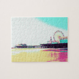 Prismatic Dots Santa Monica Pier Puzzle