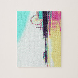 Prismatic Dots Santa Monica Pier Puzzle