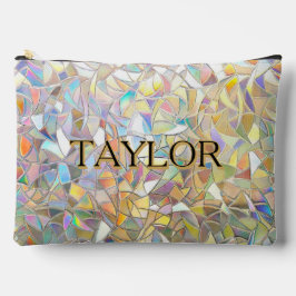 Prismatic Stained Glass Effect - Rainbow Prismatic Zubehörtasche