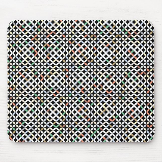 Prismatisch gekrümmtes Diamantenmuster Mousepad (Vorne)