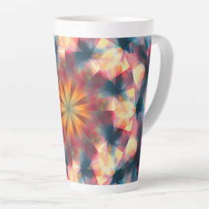 Prismatisch Kaleidoskopisch Psychedelisch Mandala Milchtasse