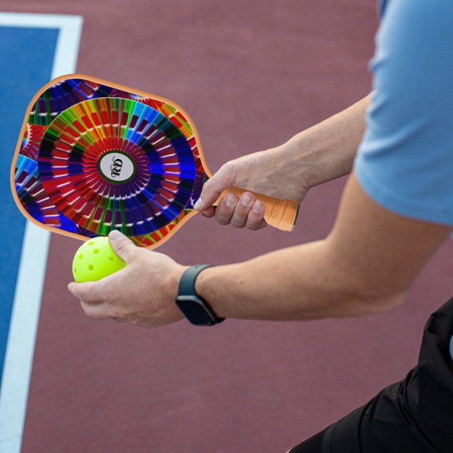 Prismatische Farben Pickleball Schläger (Von Creator hochgeladen)