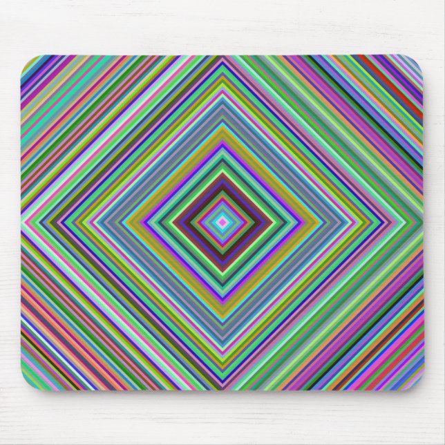 Prismatischer Diamantenhintergrund Mousepad (Vorne)
