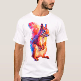 Prismatischer Eichhörnchen-T - Shirt