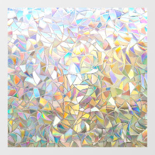 Prismatischer, festgehaltener Glaseffekt - Regenbo Fensteraufkleber