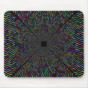 Prismatischer Optischer Illusionskorridor Mousepad