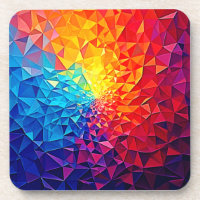 Prismatisches Chaos Digitales Rasterdesign