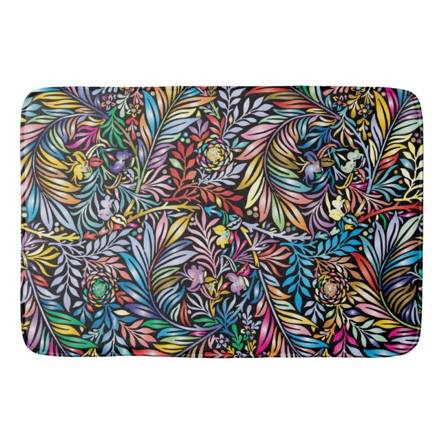 Prismatisches Farn 1  Badematte (Vorderseite)