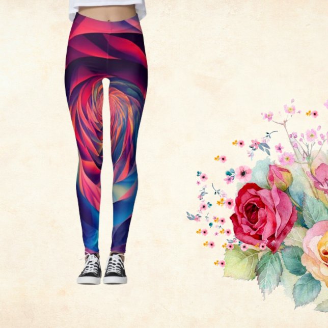 "Prismatisches Fraktal Leggings" Leggings (Von Creator hochgeladen)