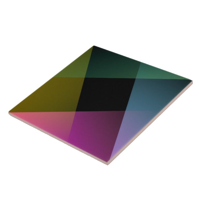 Prismatisches Geometrisches Abstrakte Kachel (Seite)