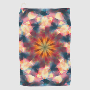 Prismatisches Kaleidoskopisches Psychedelisches Ma Golfhandtuch