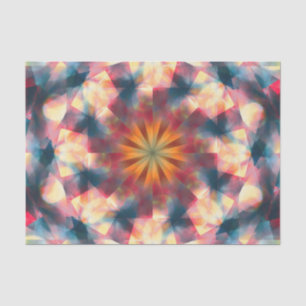 Prismatisches Kaleidoskopisches Psychedelisches Ma Seidenpapier