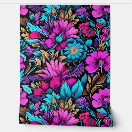 Prismatisches Petalscape Botanisch Tapete