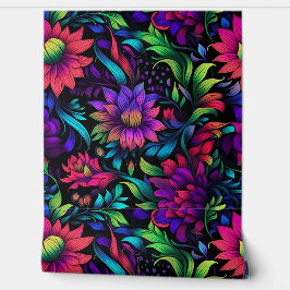 Prismatisches Petalscape Botanisch Tapete