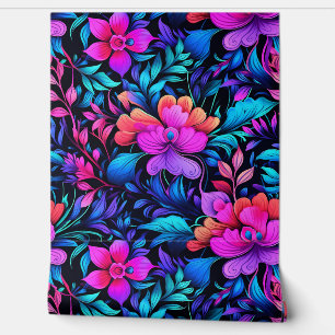 Prismatisches Petalscape Botanisch Tapete