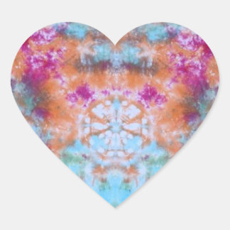 Prismenbär Abstrakt Herz-Aufkleber