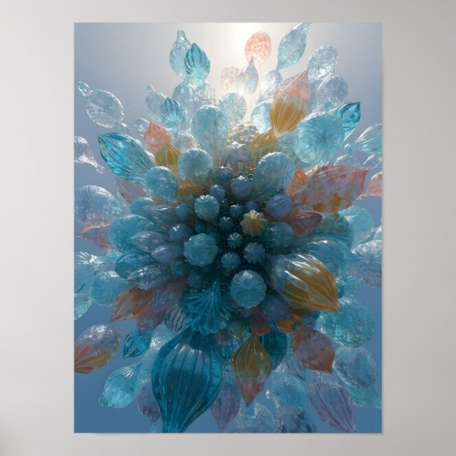 Prismenblüte Poster (Vorne)