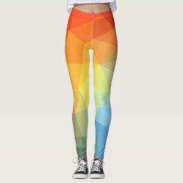 Prismenfarbenes, Abstraktes Muster Leggings