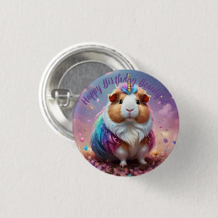 Prismenschwanz: Das Radiant Unicorn Guinea Pig, Button