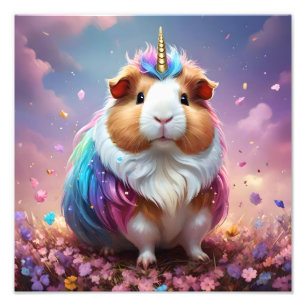 Prismenschwanz: Das Radiant Unicorn Guinea Pig, Fotodruck