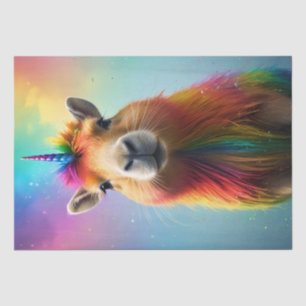 Prismhorn: Der Regenbogen Capybaraicorn Seidenpapier