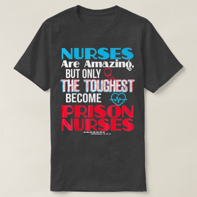 Prison Nurse  RN Registered Correctional Nurse Gif T-Shirt (Design vorne)