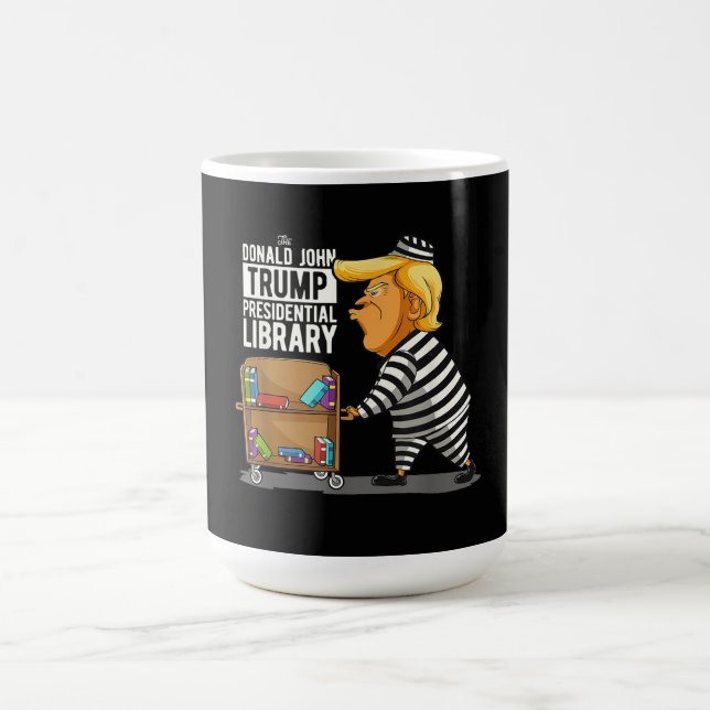 Prison Trump Presidential Library Kaffeetasse (Mittel)