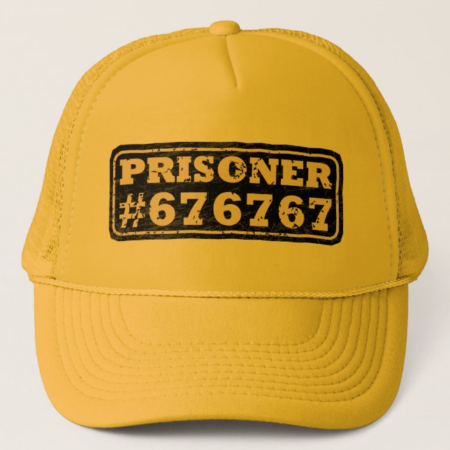 Prisoner 67 Meme Truckerkappe (Vorderseite)