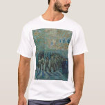 Prisoners Exercising 1890 by Vincent van Gogh T-Shirt<br><div class="desc">Vincent Willem van Gogh (Dutch: [ˈvɪnsɛnt ˈʋɪləɱ vɑŋ ˈɣɔx] (listen);[note 1] 30 March 1853 – 29 July 1890) was a Dutch Post-Impressionist painter who posthumously became one of the most famous and influential figures in the history of Western art. In a decade, he created about 2, 100 artworks, including around...</div>