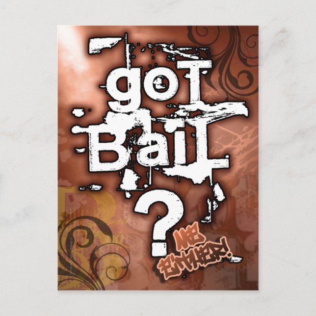 PrisonSong - Got Bail? Postkarte (Vorderseite)