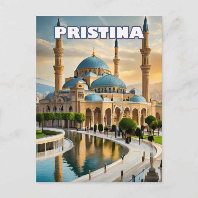 Pristina - Das Herz des Kosovo Postkarte (Vorderseite)